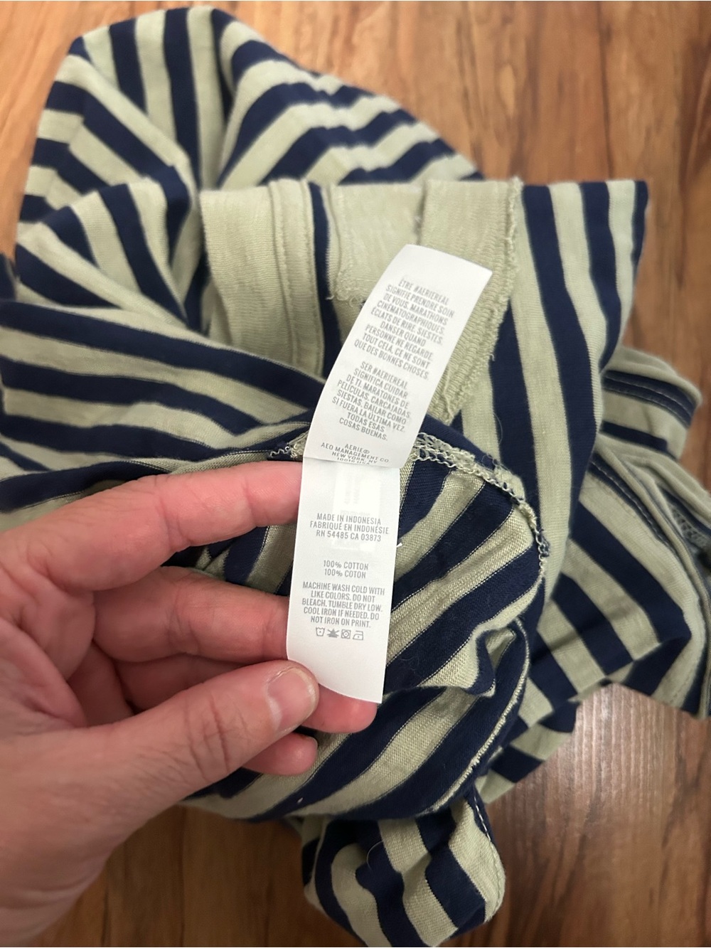 Aerie Boyfriend Oversized Striped Top and Old Navy Jogger Sweatpants Womens M - Picture 14 of 16